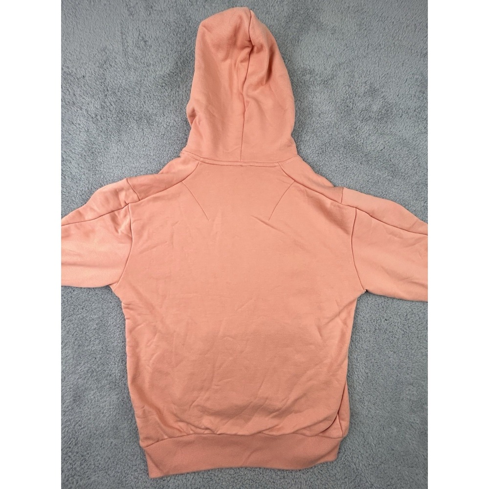 New adidas Mens Sportswear Future Icons 3-Stripes Hoodie Sz Medium Ambient Blush - Picture 8 of 9